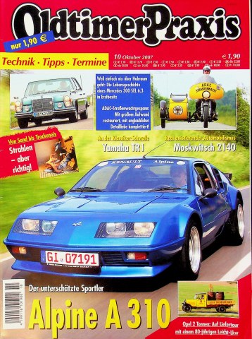 Deckblatt Oldtimer Praxis (10/2007)